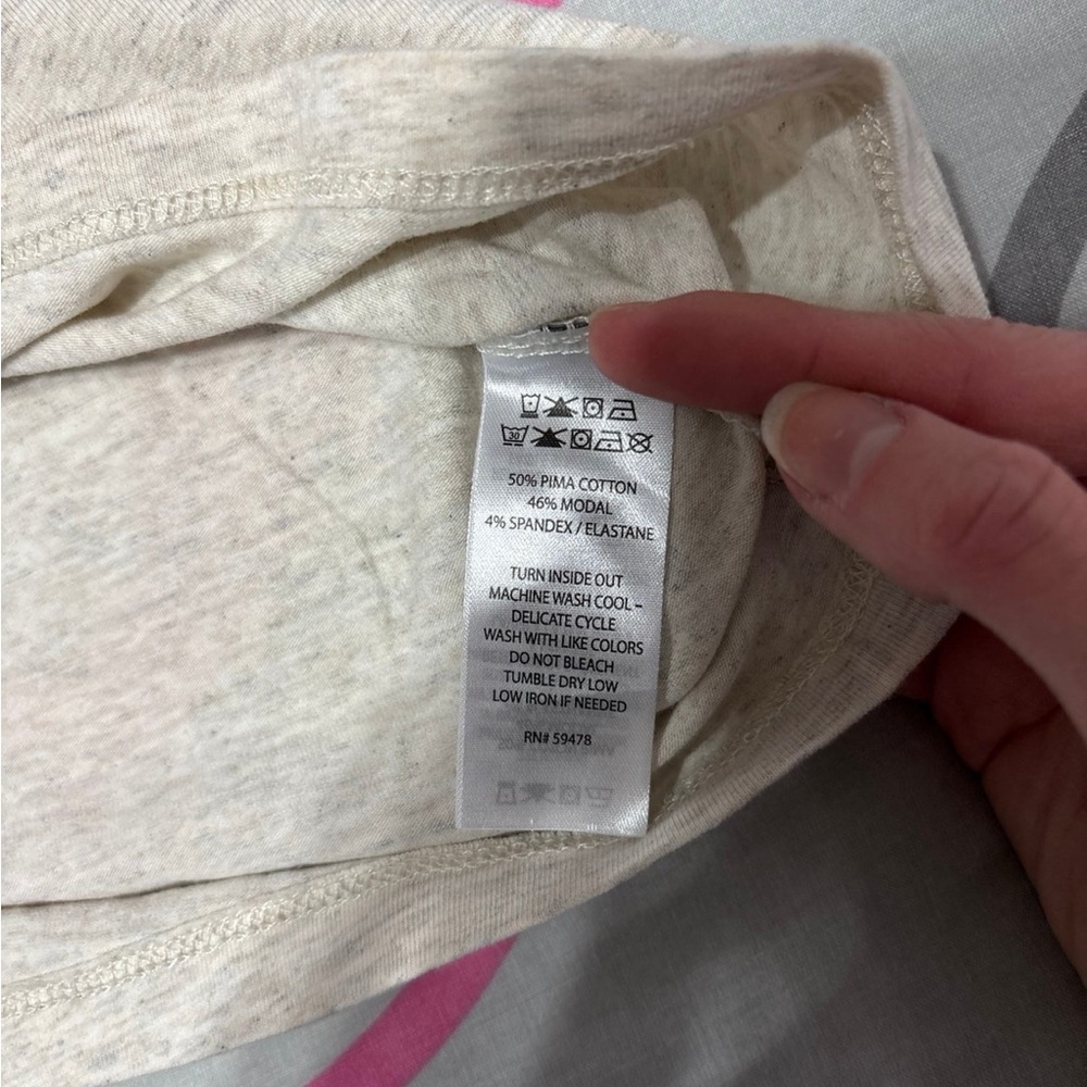 William Rast Oatmeal Heather T-Shirt - Picture 4 of 5